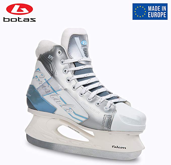 Botas - CRISTALO 171 - Women's Ice Skates | Made in Europe (Czech Republic) | Color: Black or White