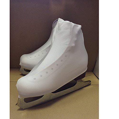 White Lycra Skate Boot Covers