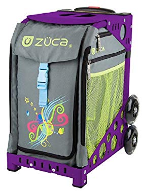ZUCA Bag Swirlz Insert & Purple Frame w/ Flashing Wheels