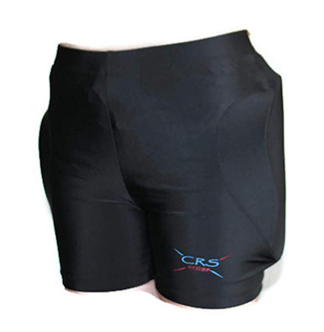 CRS Cross Padded Figure Skating Shorts – Protect Hip, Tailbone and Butt, Crash pad Shorts for ice Skating, Snowboarding, Roller Derby, Skiing. Butt Pads