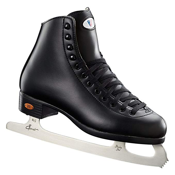 Riedell Skates - 10 Opal - Recreational Youth Ice Skates with Stainless Steel Spiral Blade