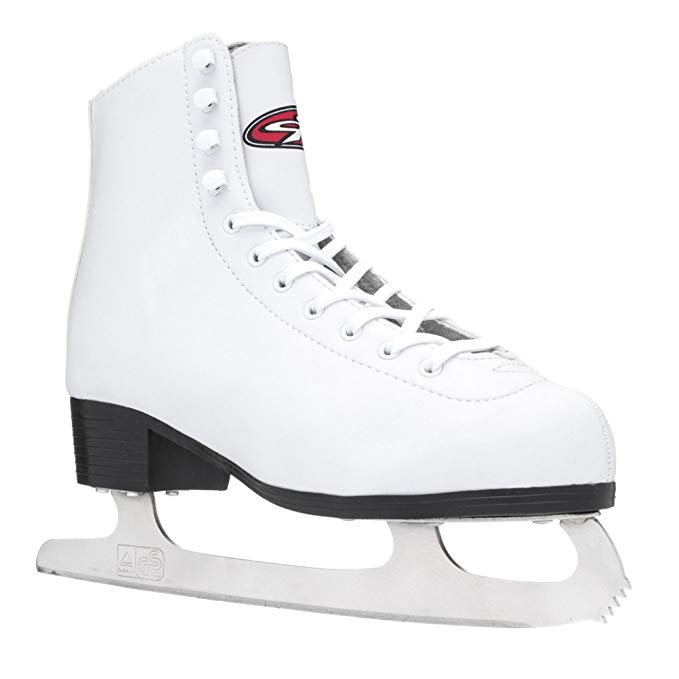 New Hespeler HFG200 Ladies Women's White Nylon Boot Figure Ice Skates sizes 5-10