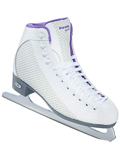 Riedell Skates - 113 Sparkle - Recreational Figure Ice Skates with Stainless Steel Spiral Blade