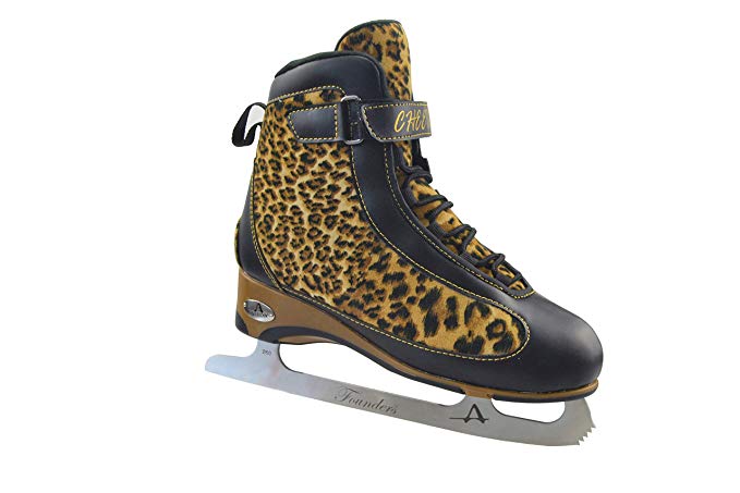 Women’s American Soft Boot Cheetah Figure Skate