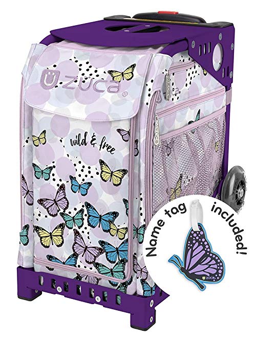 ZUCA Wild and Free Sport Insert Bag with Matching Name Tag - Choose Your Frame Color