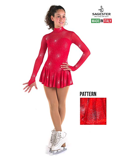 Sagester # 177 / Italy Hand-Made, Figure Ice Skating Roller Skating Dress