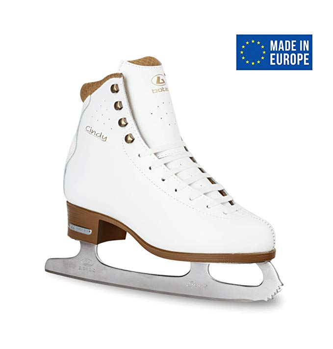 Botas - Model: Cindy/Made in Europe (Czech Republic) / Ice Skates/Women, Girls, Kids/Leather / Stretchy Cuff/Spirit Blades